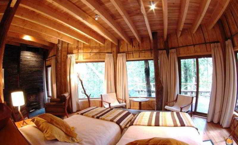 Huilo Huilo Nawelpi Lodge Puerto Fuy Zewnętrze zdjęcie